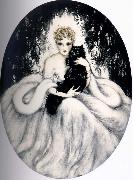 Louis Lcart Black Cat oil painting